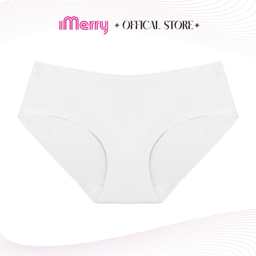 Combo 6 quần lót nữ bonding iMERRY cạp thấp không đường may,bề mặt lỗ li ti,thoáng khí VQ030