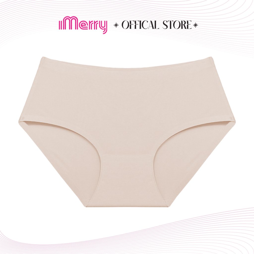Combo 3 quần lót nữ bonding iMERRY cạp cao không đường may,không gây hằn vết,thiết kế bề mặt lỗ li ti,thoáng khí VQ030A