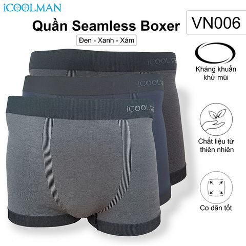 Combo 3 quần lót nam thun lạnh iCOOLMAN VN006