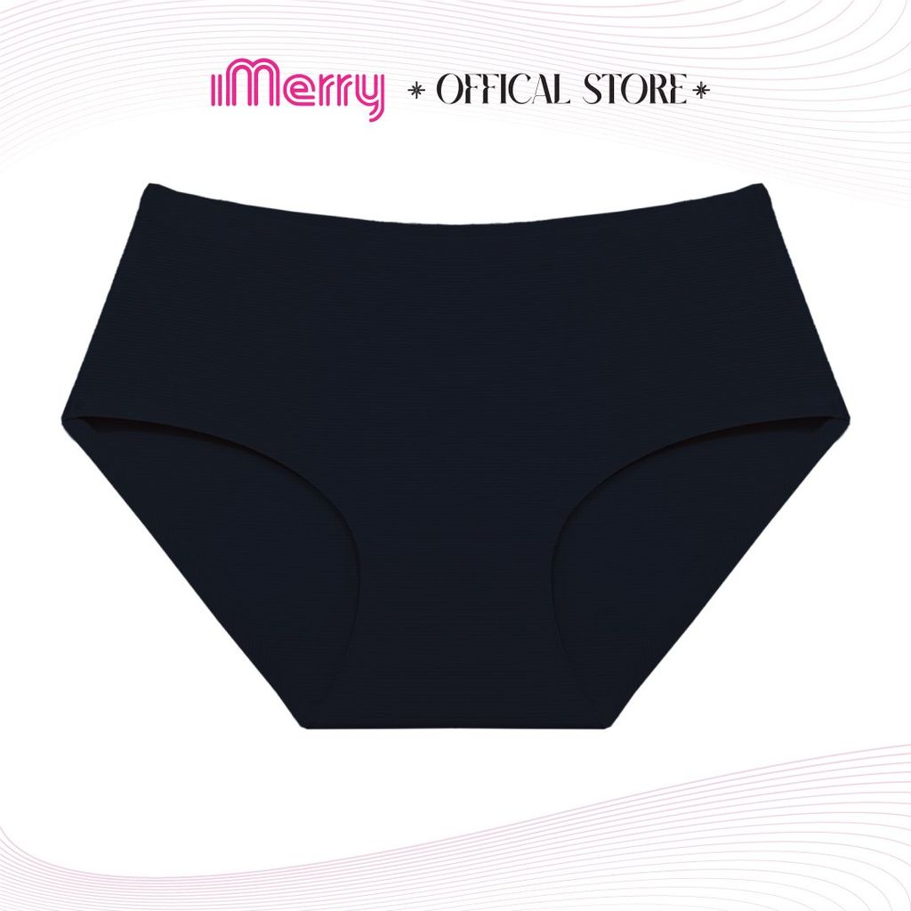 Combo 6 quần lót nữ bonding iMERRY cạp cao không đường may,bề mặt lỗ li ti,thoáng khí VQ030A