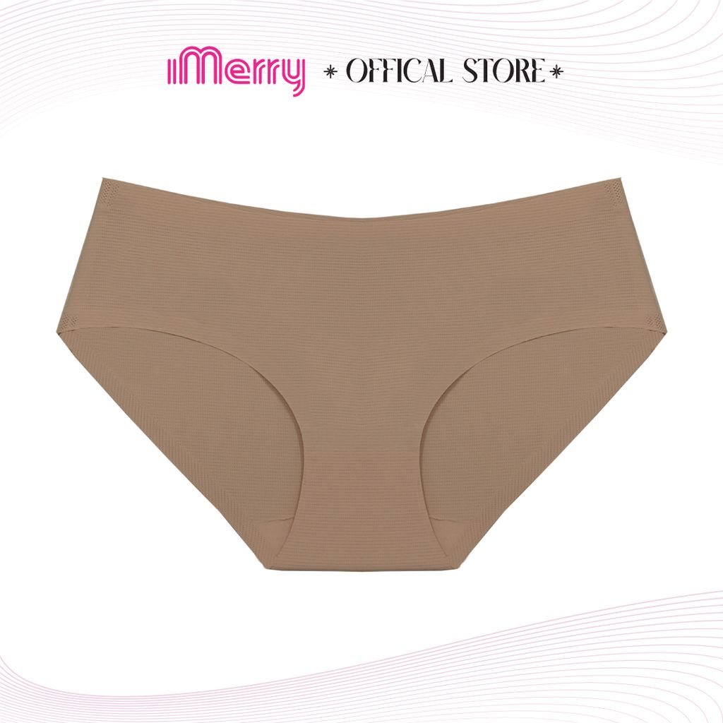 Combo 6 quần lót nữ bonding iMERRY cạp thấp không đường may,bề mặt lỗ li ti,thoáng khí VQ030