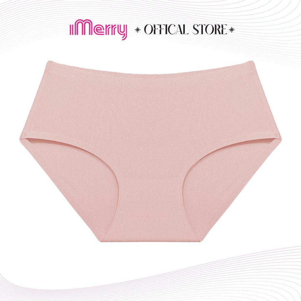 Combo 3 quần lót nữ bonding iMERRY cạp cao không đường may,không gây hằn vết,thiết kế bề mặt lỗ li ti,thoáng khí VQ030A