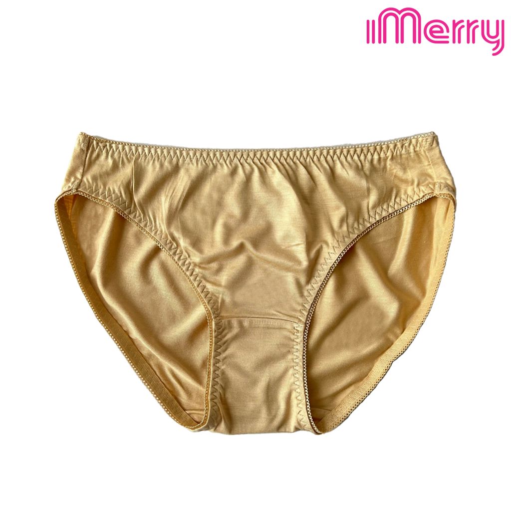 Combo 3 quần lót cotton nữ iMERRY kiểu dáng bikini thoáng khí, thoải mái VQ095