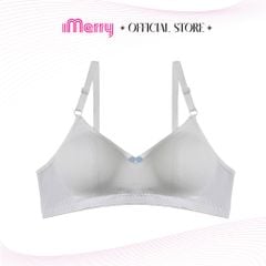 Áo lá học sinh dành cho bé gái cấp 3 iMERRY chất vải cotton siêu thoáng mát, đệm mút chằn bông siêu thấm BRA080