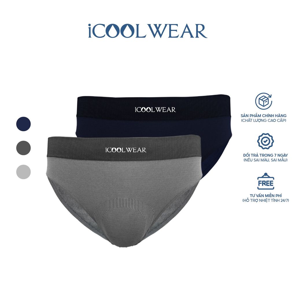 Combo 3 quần lót nam thun lạnh iCOOLMAN VN005