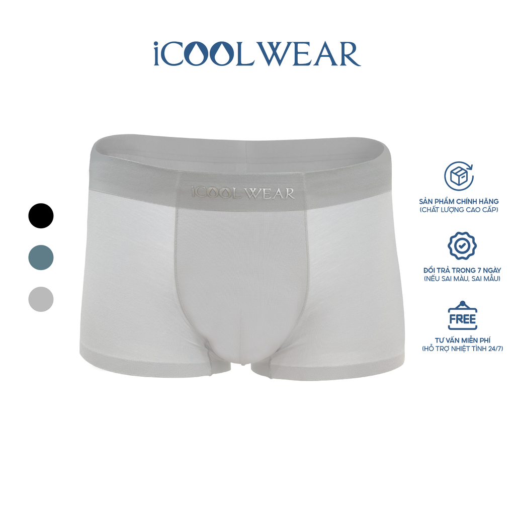 Combo 3 quần lót Boxer nam chất liệu Modal cao cấp mềm mịn, thoáng mát - VN001