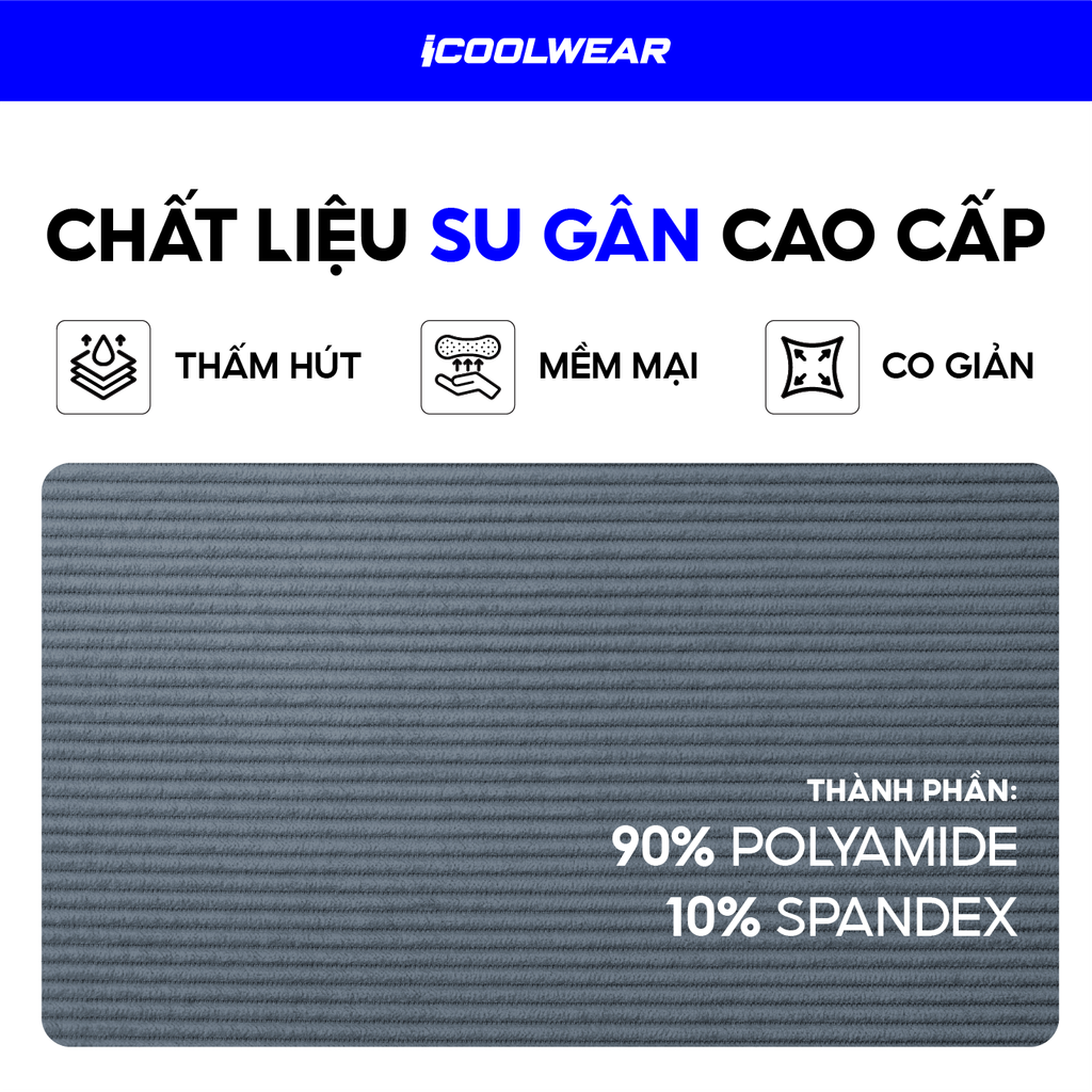 Combo 3 Quần lót boxer nam su gân cao cấp ,Quần sịp nam Su Gân hàng cao cấp mỏng, mịn, thoáng mát - VN010