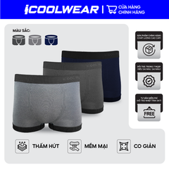 Combo 3 quần lót nam thun lạnh iCOOLMAN VN006