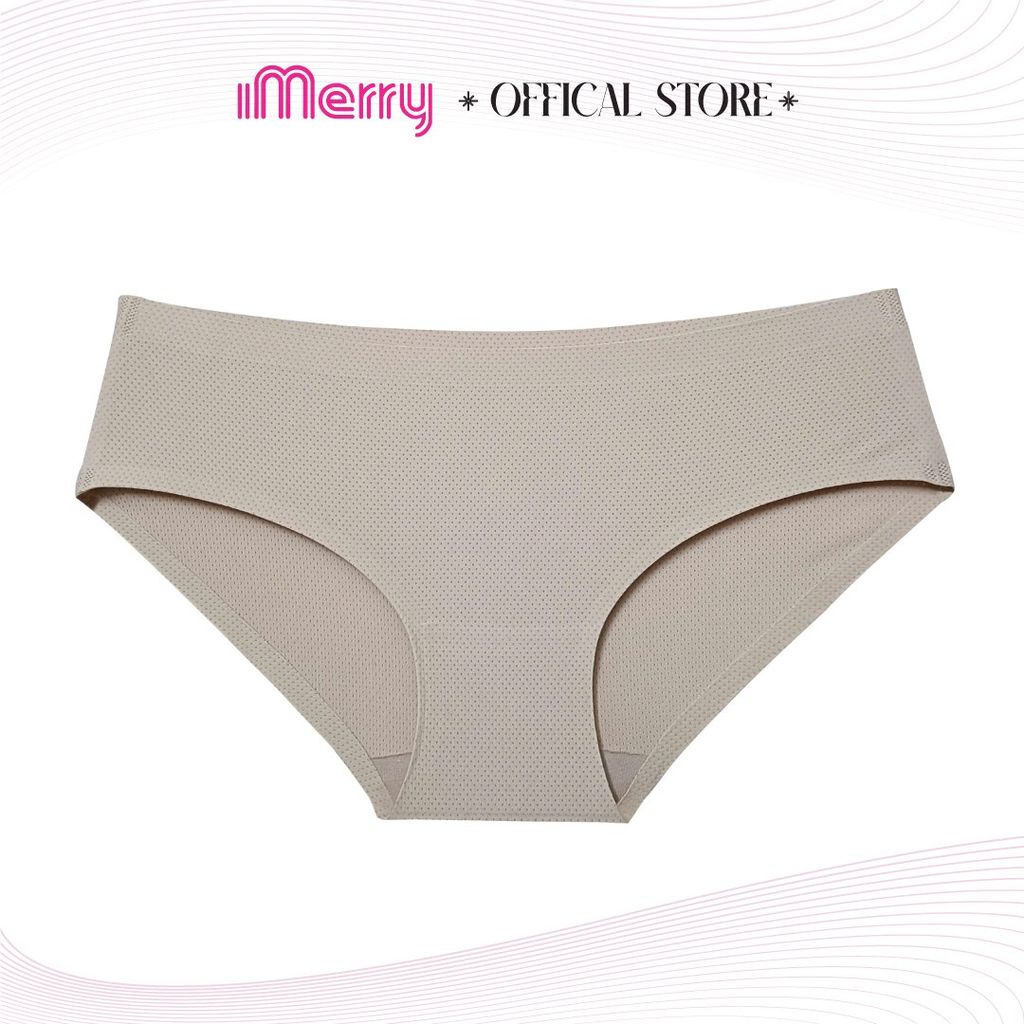 Combo 6 Quần lót nữ su đúc iMERRY cạp thấp thông hơi thoáng khí mềm mại co giãn thoải mái VQ029