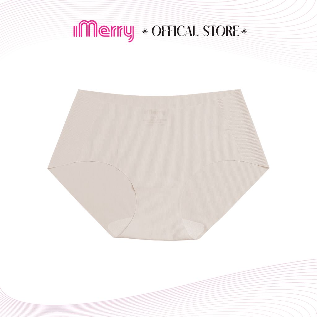 Combo 6 quần lót su tăm nữ iMERRY cạp cao không viền mỏng nhẹ VQ042