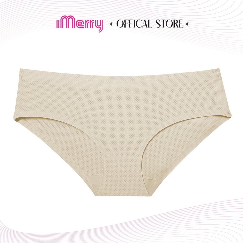 Combo 6 Quần lót nữ su đúc iMERRY cạp thấp thông hơi thoáng khí mềm mại co giãn thoải mái VQ029