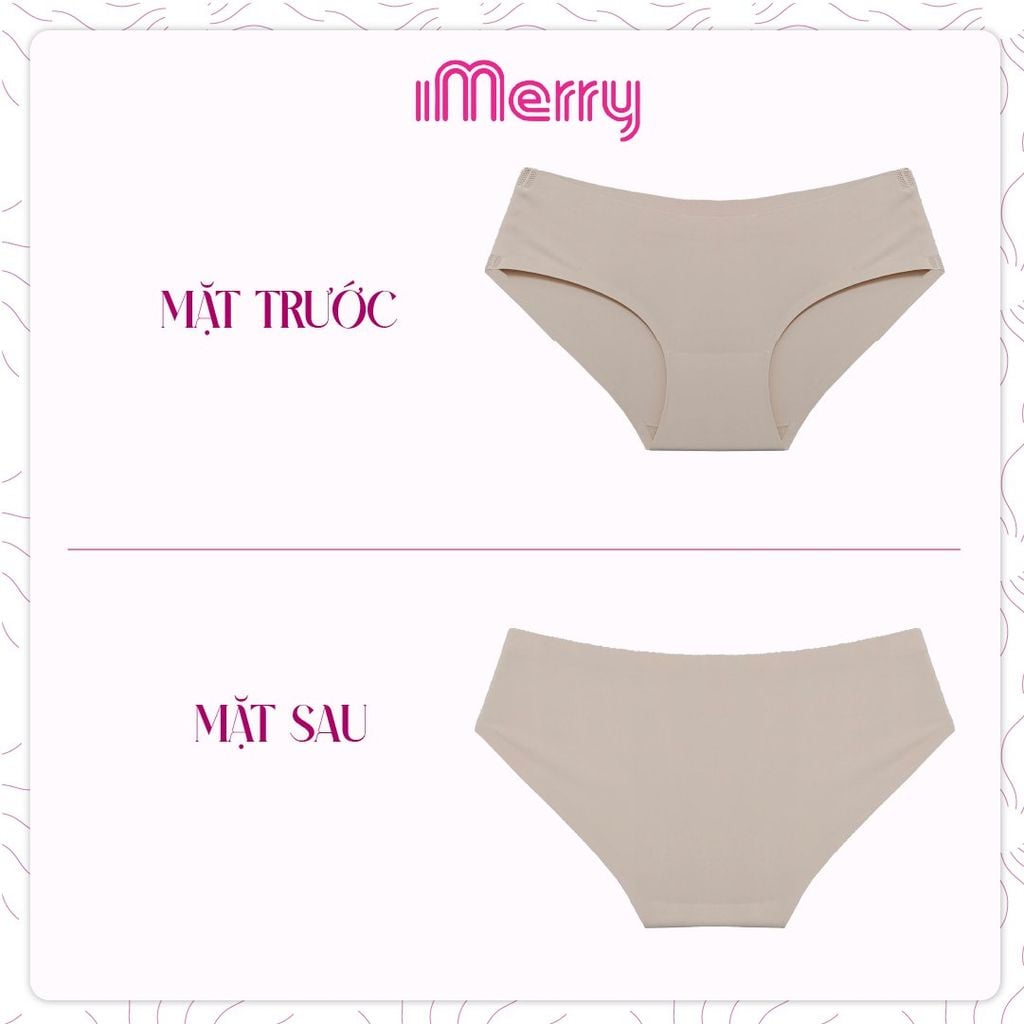 Quần Lót Nữ Su iMerry cạp thấp,basic nhiều màu dễ phối đồ vải su lạnh mềm mại mỏng nhẹ VQ028