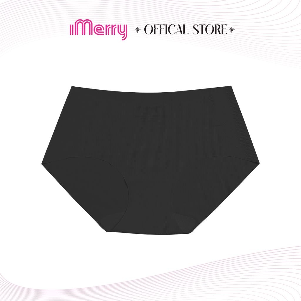 Combo 6 quần lót su tăm nữ iMERRY cạp cao không viền mỏng nhẹ VQ042