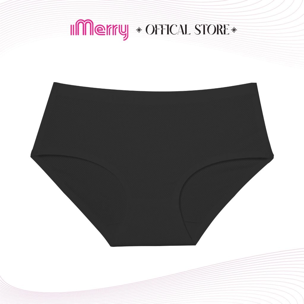 Combo 3 quần lót nữ su đúc thông hơi iMERRY cạp cao không đường may,không gây hằn vết,vải thông hơi,thoáng khí VQ029A