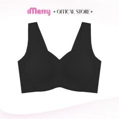 Áo Ngực Su Không Gọng Đệm Mỏng 1cm Bản Lưng Cao Nâng Ngực Không Móc Cài Chất Su Lạnh Mềm Mại iMERRY VA007