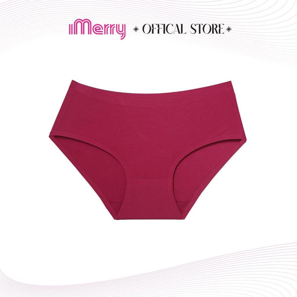 Combo 3 quần lót nữ su đúc thông hơi iMERRY cạp cao không đường may,không gây hằn vết,vải thông hơi,thoáng khí VQ029A