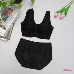 Bộ lót su lụa băng iMerry thiết kế 3d hiện đại, mỏng mịn, thoáng mát, mút đệm mỏng 1cm BA007 - Beige - Áo, Nữ