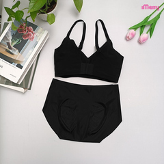 Bộ lót su lụa băng iMerry thiết kế 3d hiện đại, mỏng mịn, thoáng mát, mút đệm mỏng 1cm BA008 - Beige - Áo, Nữ