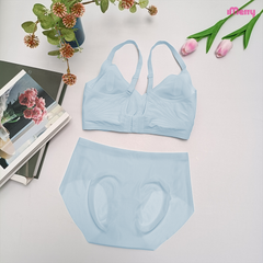 Bộ lót su lụa băng iMerry thiết kế 3d hiện đại, mỏng mịn, thoáng mát, mút đệm mỏng 1cm BA008 - Beige - Áo, Nữ