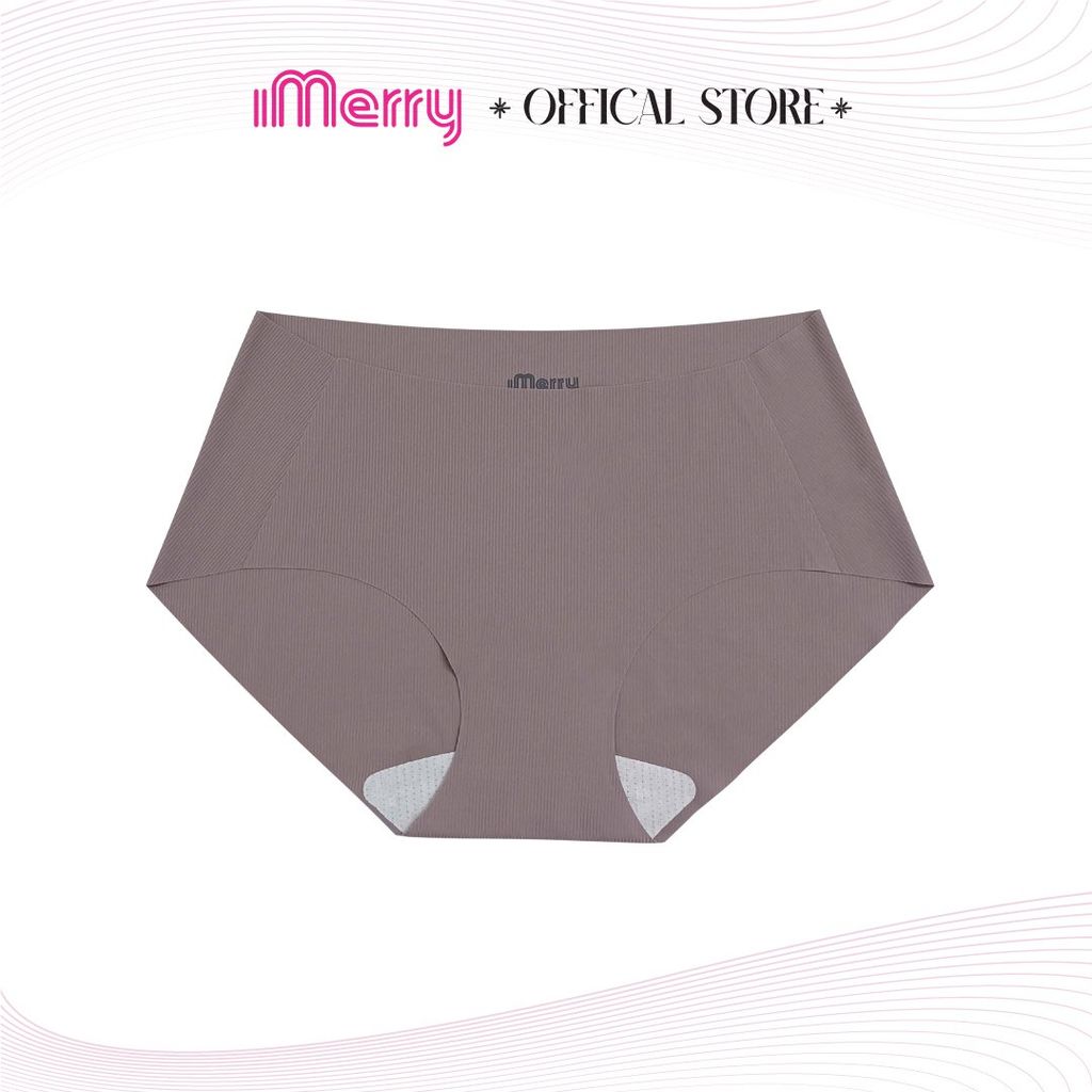 Combo 6 quần lót su tăm nữ iMERRY cạp cao không viền mỏng nhẹ VQ042