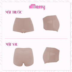 Quần lót lưng cao iMERRY ôm trọn vòng 3, không viền, tôn dáng, thon gọn vùng bụng dưới VQ009