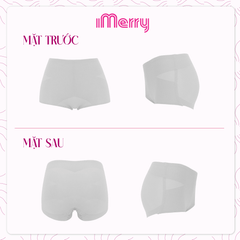 Quần lót lưng cao iMERRY ôm trọn vòng 3, không viền, tôn dáng, thon gọn vùng bụng dưới VQ009