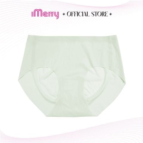 Quần lót su lụa băng nữ iMERRY không đường may cạp cao mỏng nhẹ, mềm mại thoáng mát VQ008A