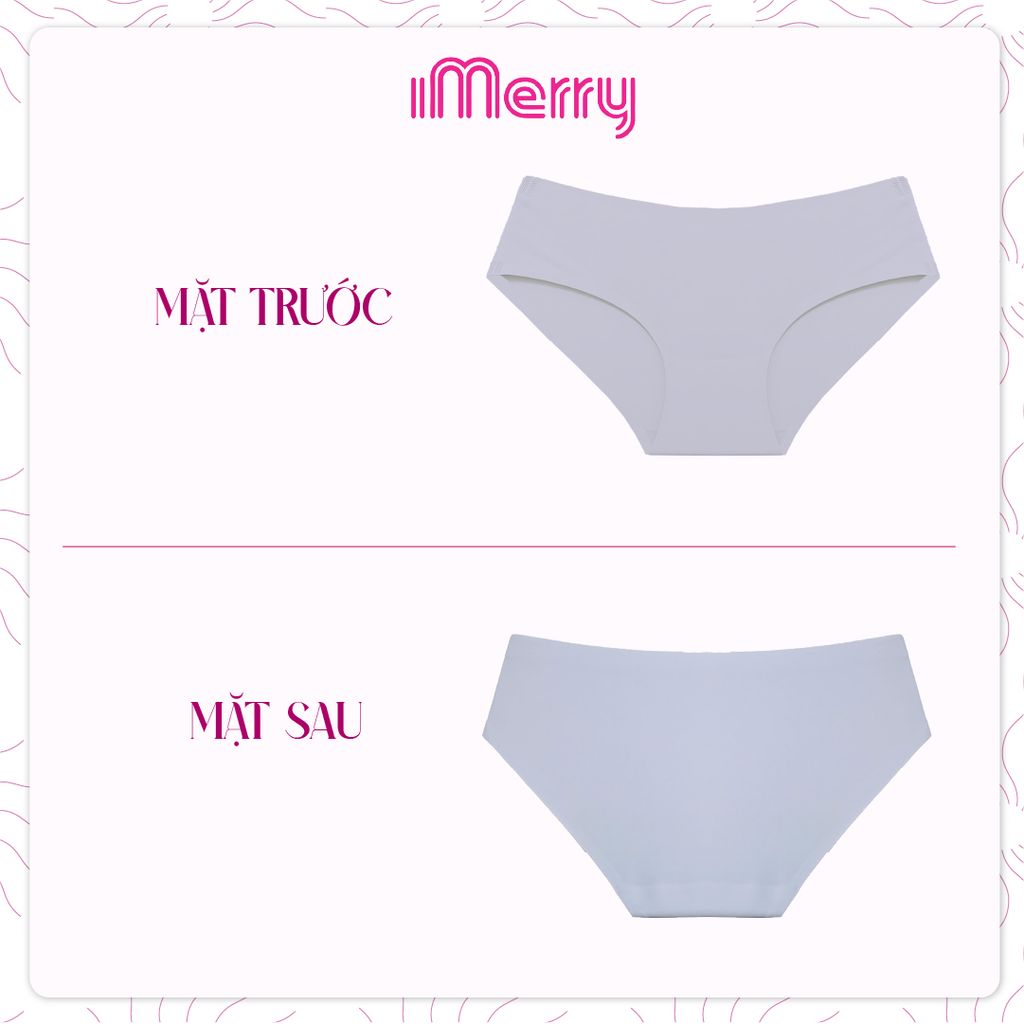 Combo 9 Quần Lót Nữ Su iMerry cạp thấp,basic nhiều màu dễ phối đồ vải su lạnh mềm mại mỏng nhẹ VQ028