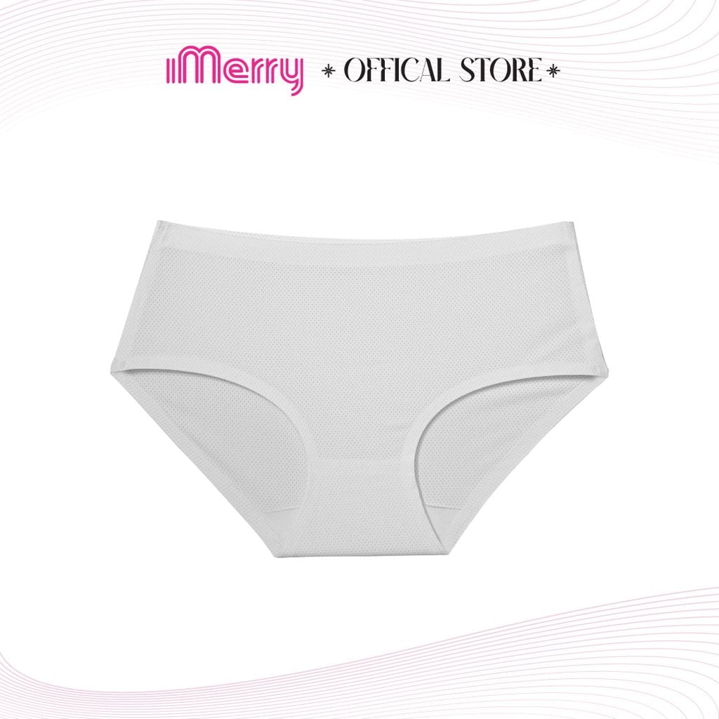 Combo 3 quần lót nữ su đúc thông hơi iMERRY cạp cao không đường may,không gây hằn vết,vải thông hơi,thoáng khí VQ029A