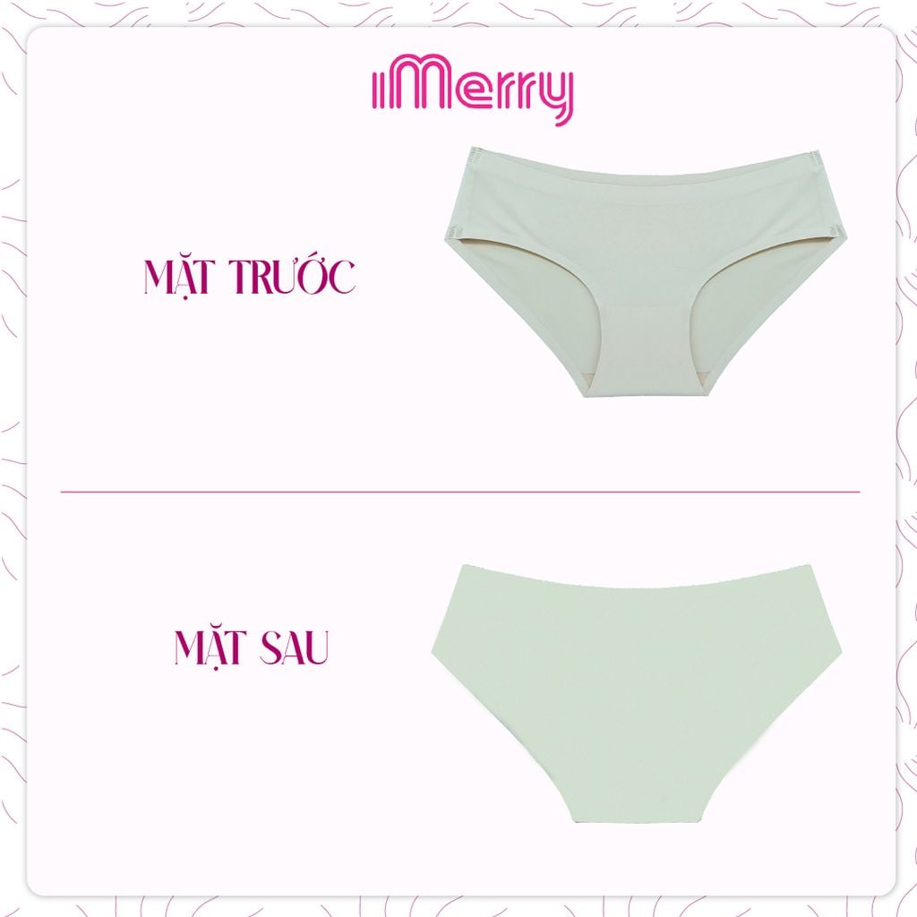 Quần Lót Nữ Su iMerry cạp thấp,basic nhiều màu dễ phối đồ vải su lạnh mềm mại mỏng nhẹ VQ028