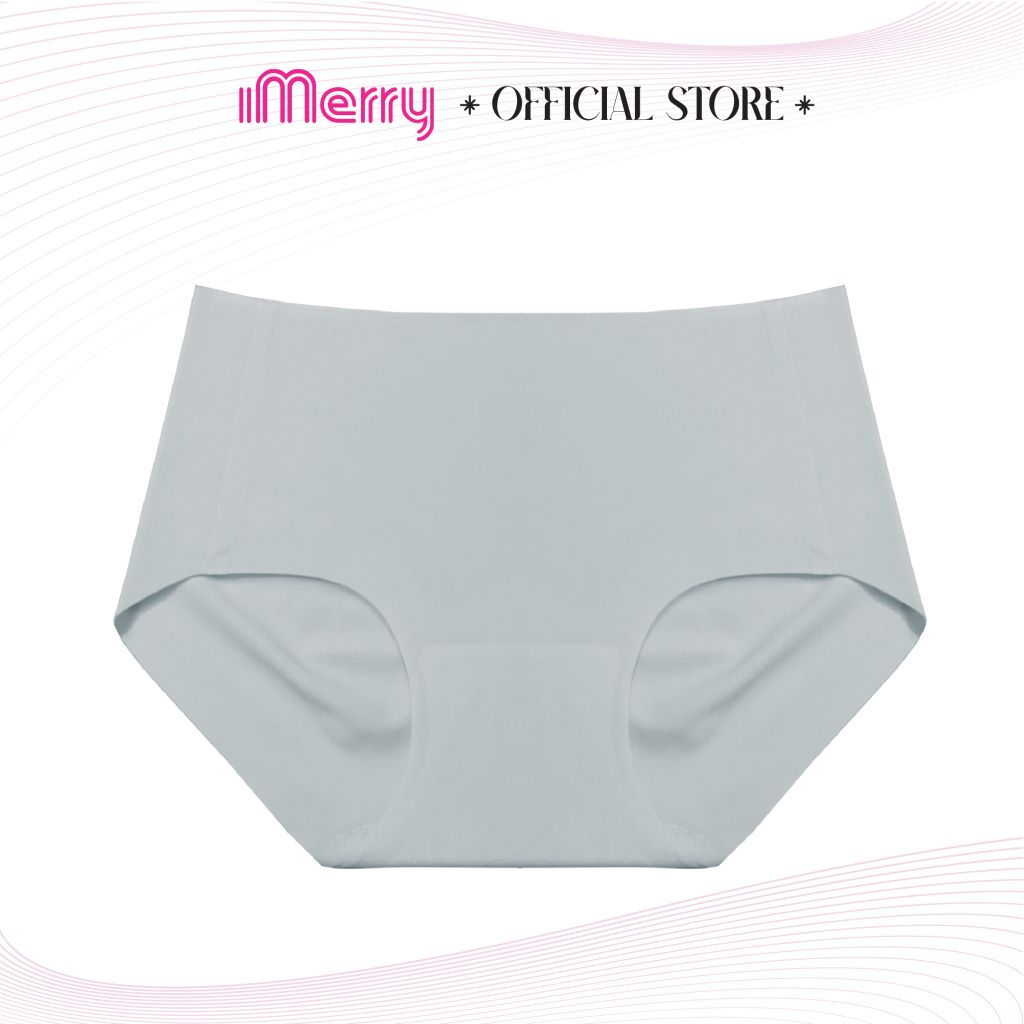 Combo 3 quần lót su nữ iMERRY không viền không đường may cạp cao, thiết kế mặt sau nâng mông,vải mềm mại thoáng mát VQ031