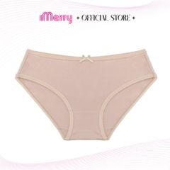 Combo 3 quần lót Cotton gỗ sồi nữ iMERRY kiếu dáng bikini viền thun mỏng nhẹ,co giãn tối đa,mặc thoải mái VQ096