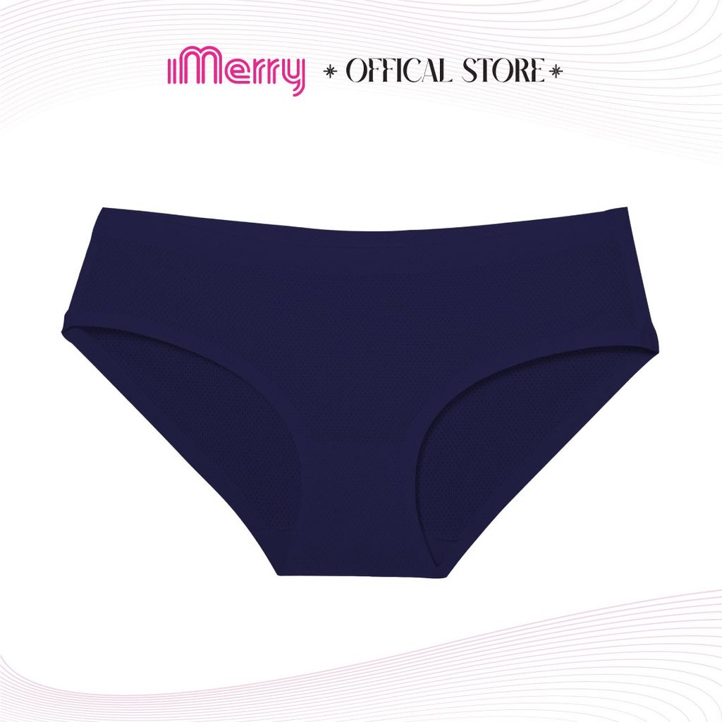 Combo 3 quần lót nữ su đúc iMERRY cạp thấp thông hơi vải thoáng khí mềm mại co giãn nhiều thoải mái VQ029