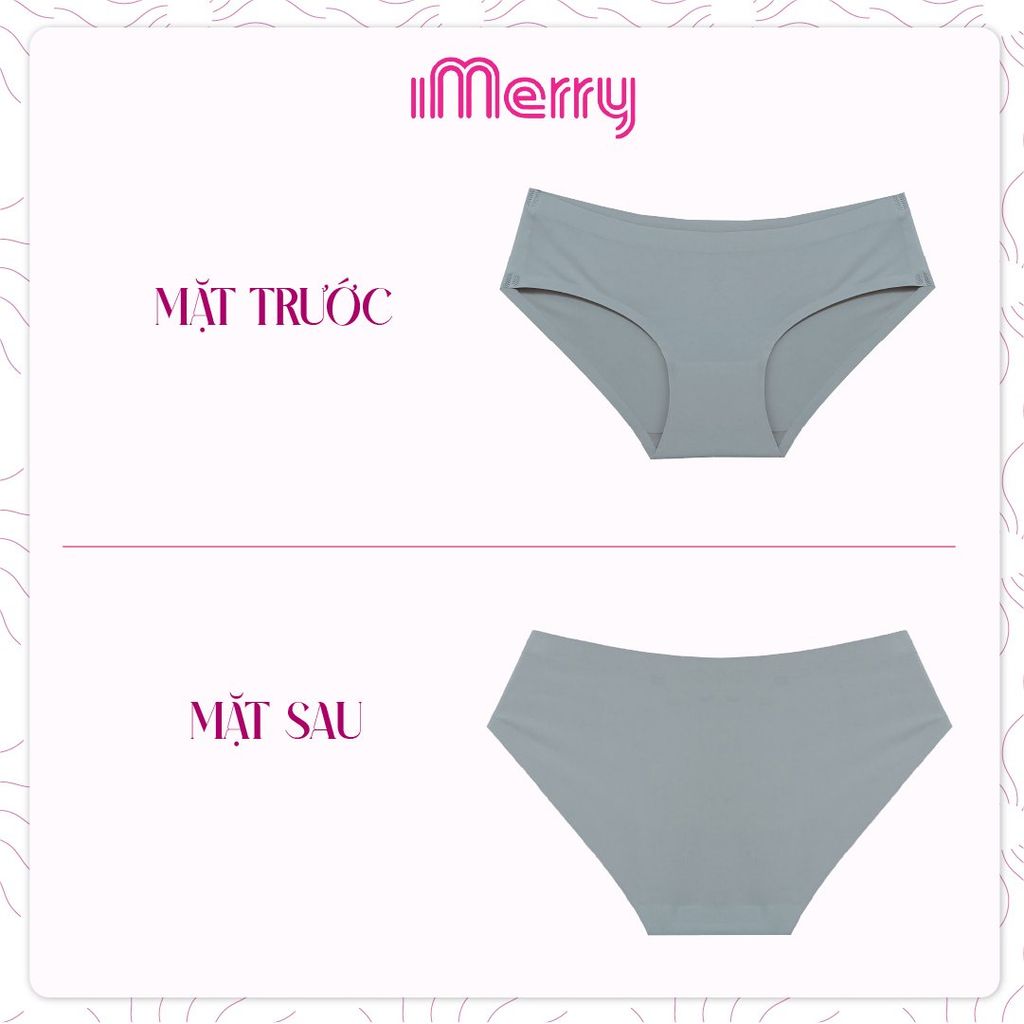 Combo 9 Quần Lót Nữ Su iMerry cạp thấp,basic nhiều màu dễ phối đồ vải su lạnh mềm mại mỏng nhẹ VQ028