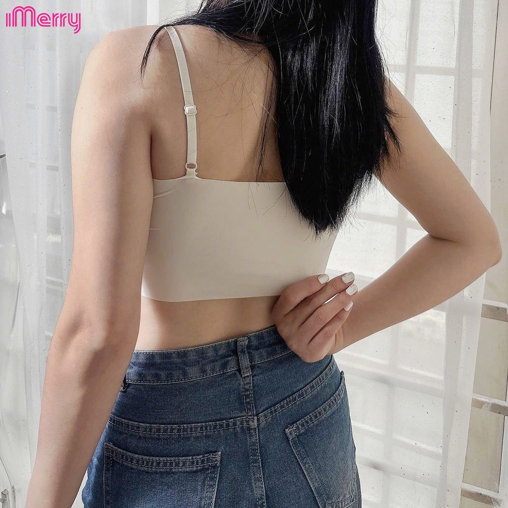 Áo lót bralette nhung ren iMerry với hai form dáng ngắn và dáng dài,chất liệu cao cấp,đa dạng phong cách
