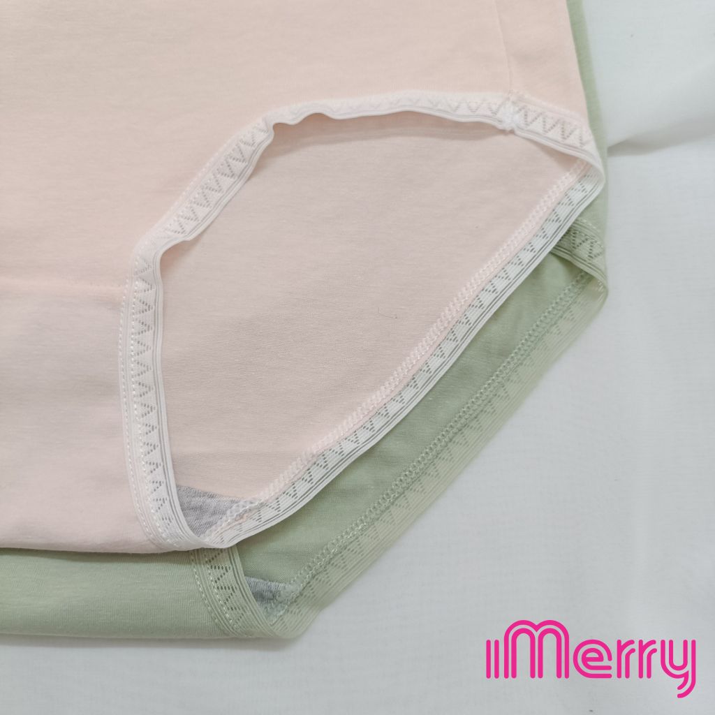 Combo 3 quần lót cotton nữ iMERRY cạp cao kháng khuẩn,thun co giãn 4 chiều phối ren thoáng khí VQ093