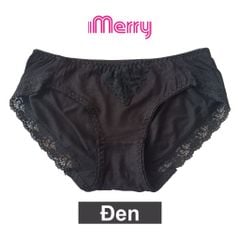 Combo 3 quần lót cotton nữ iMERRY phối ren cao cấp kiểu dáng bikini thoáng khí, thoải mái VQ020