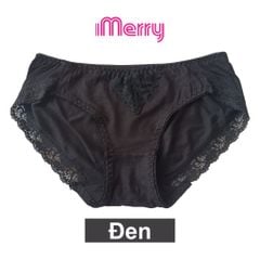 Combo 3 quần lót cotton nữ iMERRY phối ren cao cấp kiểu dáng bikini thoáng khí, thoải mái VQ020