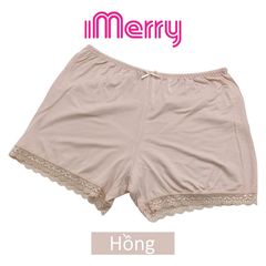 Combo 3 quần mặc váy nữ iMERRY dạng đùi chất vải cotton phối chân ren cao cấp ôm trọn vòng ba VQ112A