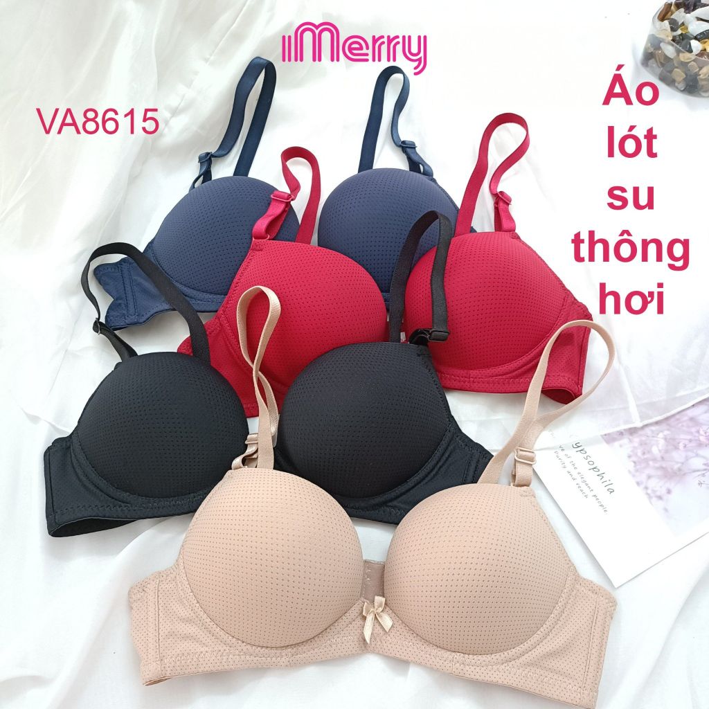 Áo lót su thông hơi iMERRY không gọng mút dày 7F thông thoáng,siêu nâng ngực,thoải mái VA8615