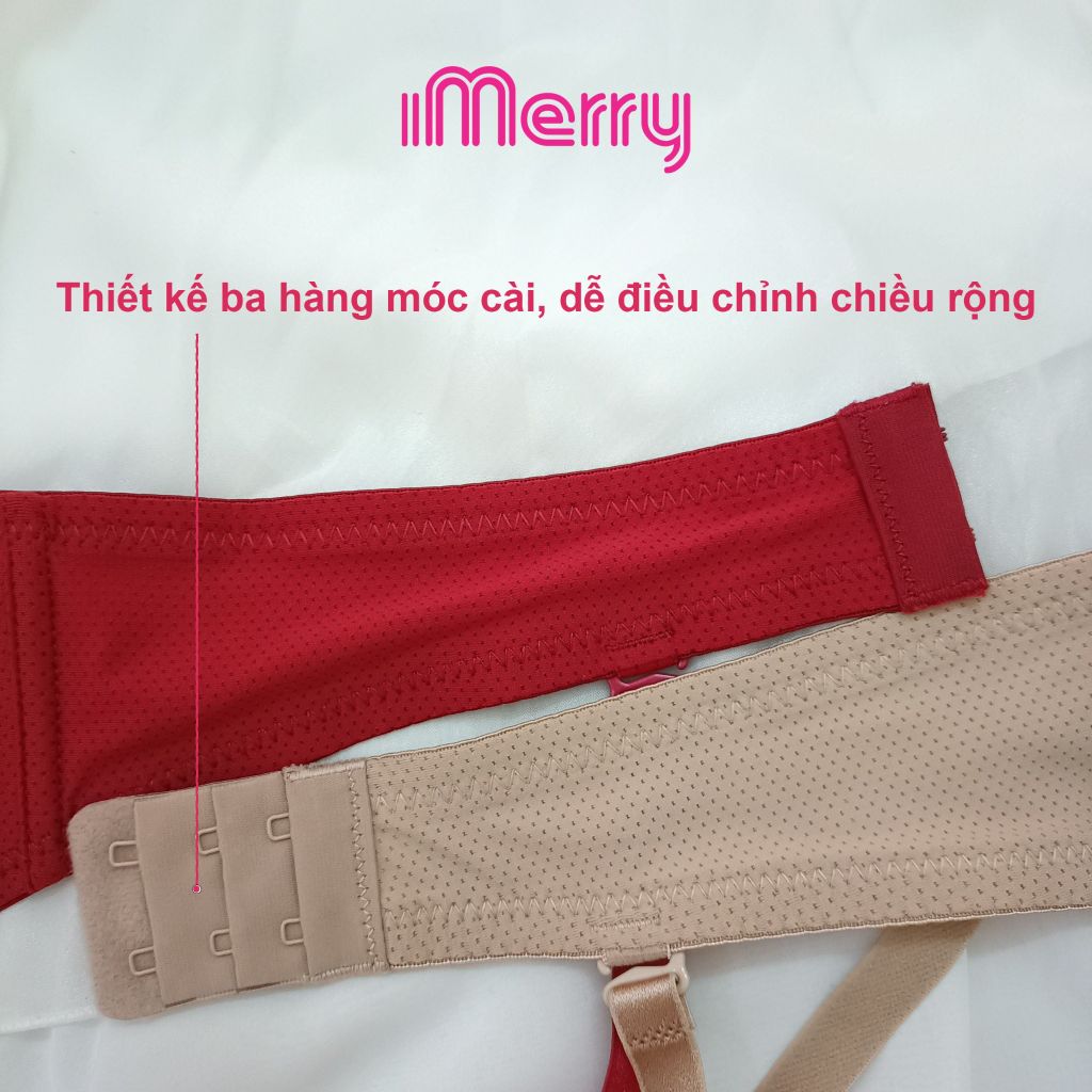 Áo lót su thông hơi iMERRY không gọng mút dày 7F thông thoáng,siêu nâng ngực,thoải mái VA8615