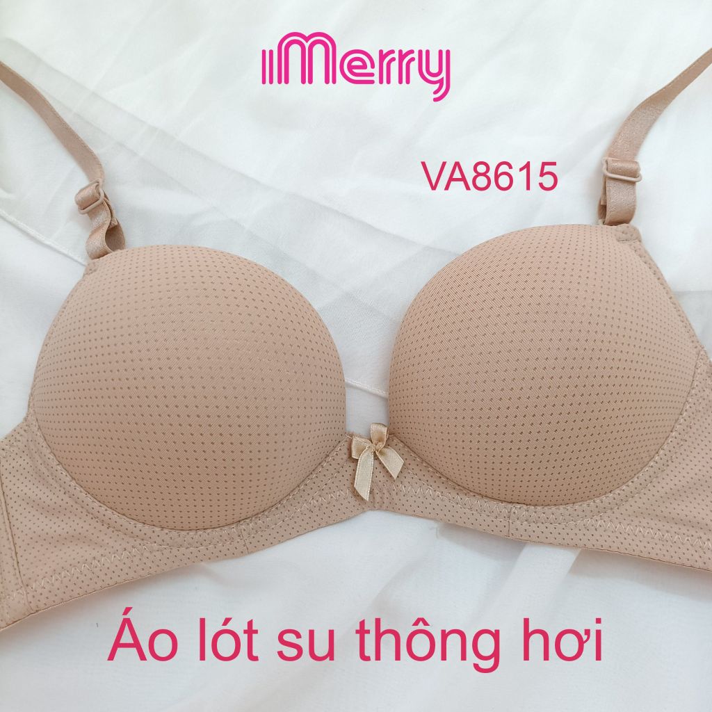 Áo lót su thông hơi iMERRY không gọng mút dày 7F thông thoáng,siêu nâng ngực,thoải mái VA8615