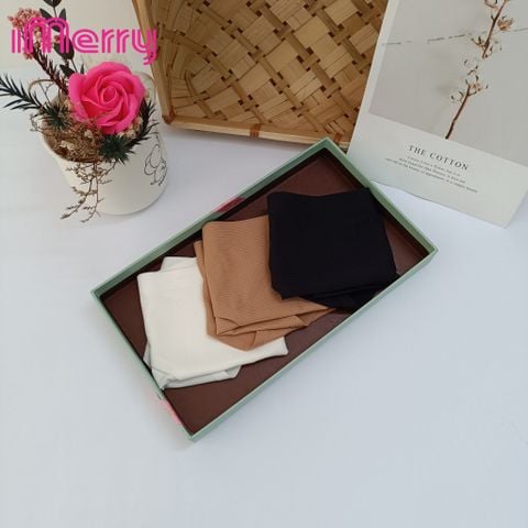 Combo 3 quần lót nữ bonding iMERRY cạp thấp không đường may,không gây hằn vết,thiết kế bề mặt lỗ li ti,thoáng khí VQ030