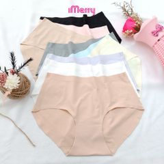 Combo 9 quần lót nữ su iMerry cạp cao,basic nhiều màu dễ phối đồ vải su lạnh mềm mại mỏng nhẹ VQ028A