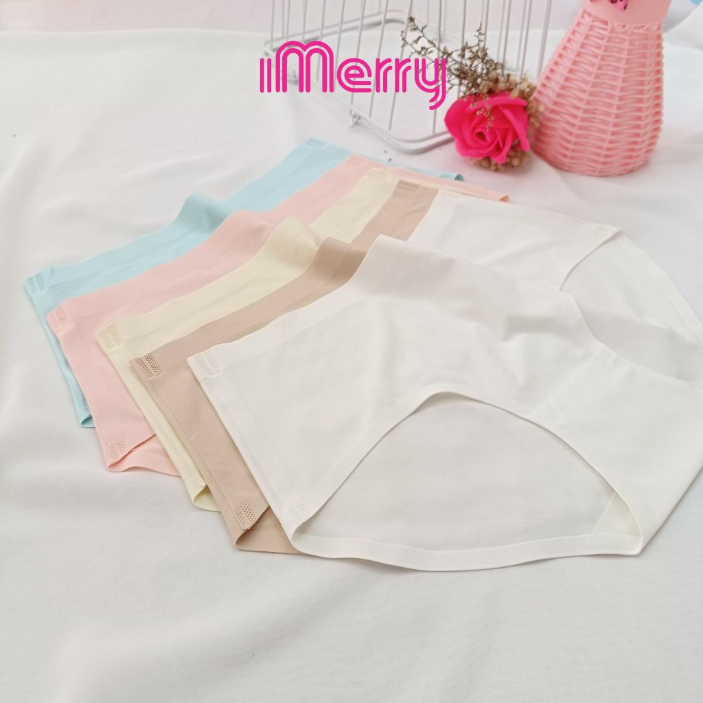 Combo 9 quần lót nữ su iMerry cạp cao,basic nhiều màu dễ phối đồ vải su lạnh mềm mại mỏng nhẹ VQ028A