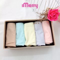 Combo 9 quần lót nữ su iMerry cạp cao,basic nhiều màu dễ phối đồ vải su lạnh mềm mại mỏng nhẹ VQ028A