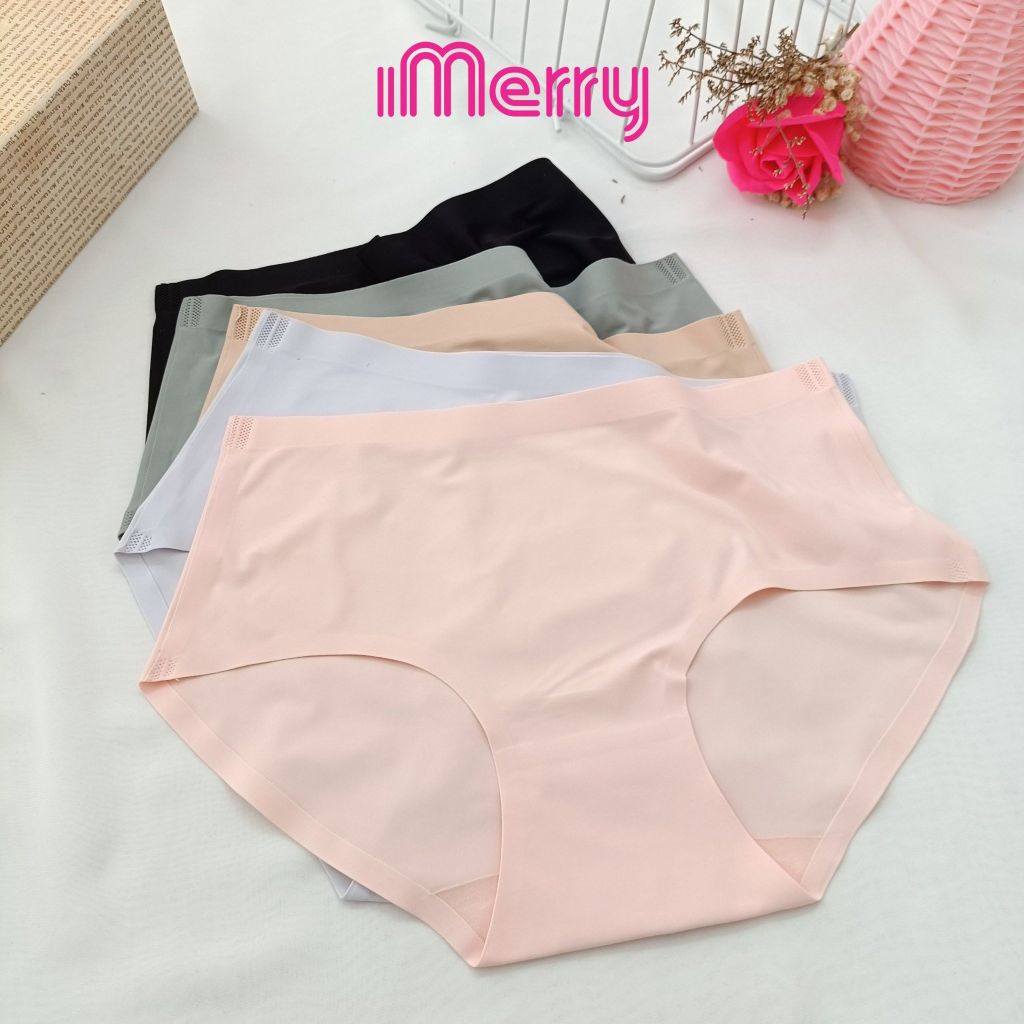 Combo 5 quần lót nữ su iMerry cạp cao,basic nhiều màu dễ phối đồ vải su lạnh mềm mại mỏng nhẹ VQ028A