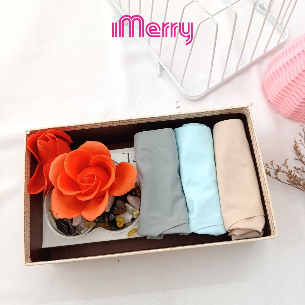 Quần lót nữ su iMerry cạp cao,basic nhiều màu dễ phối đồ vải su lạnh mềm mại mỏng nhẹ VQ028A