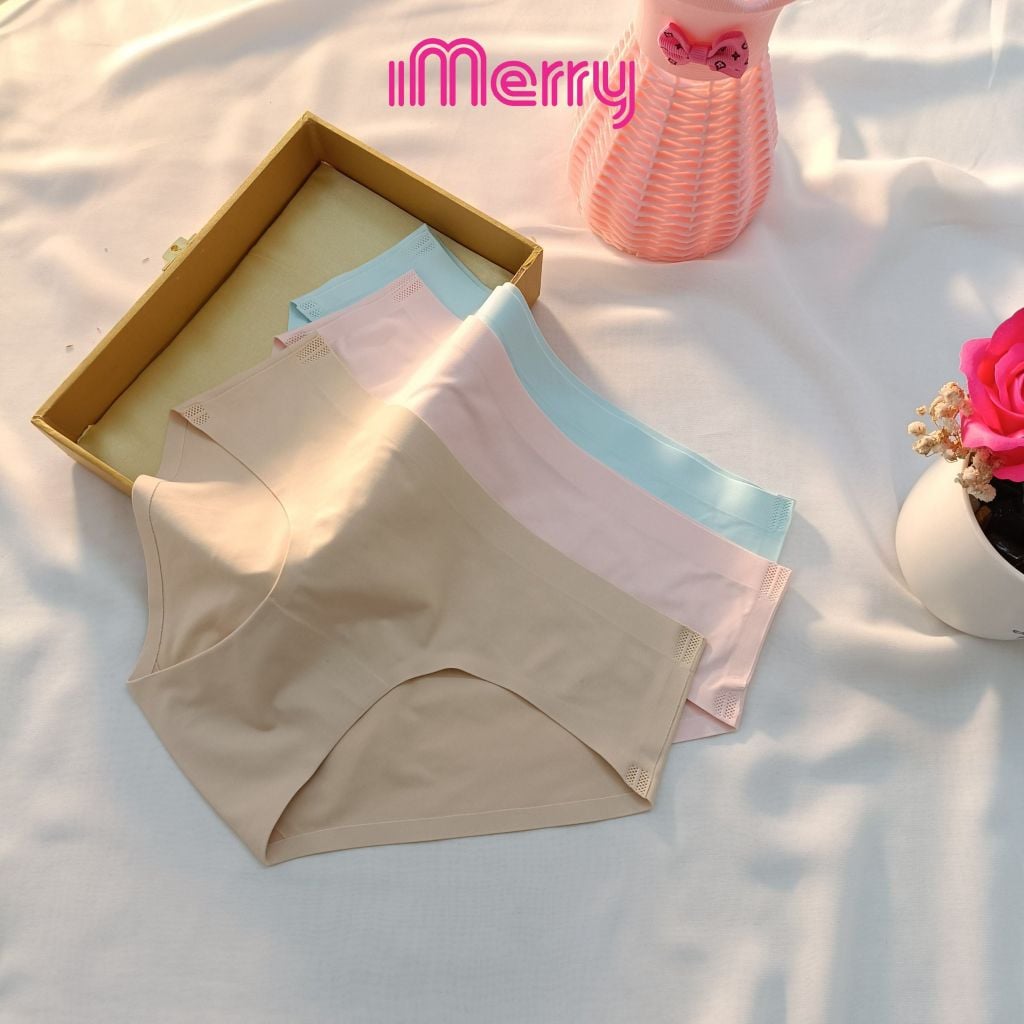 Quần Lót Nữ Su iMerry cạp thấp,basic nhiều màu dễ phối đồ vải su lạnh mềm mại mỏng nhẹ VQ028
