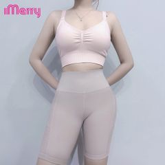 Quần legging ngắn tập gym thể thao không đường may iMerry GY0280